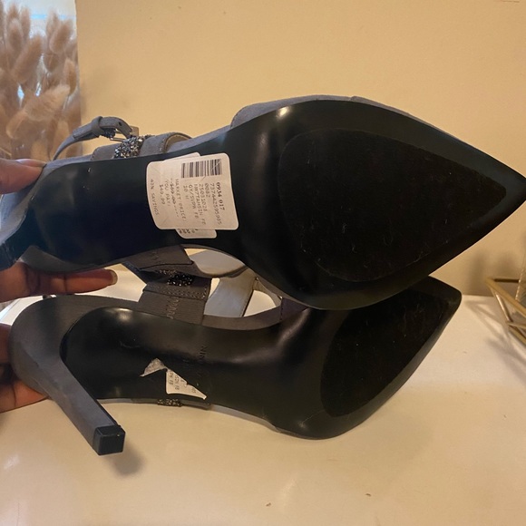 Nine West Gray Strappy Heels - Picture 8 of 10